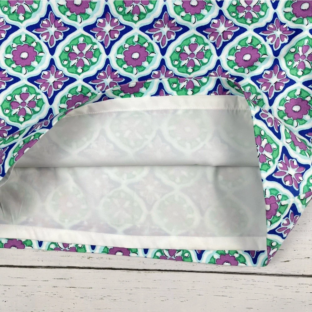 Talbots Medallion Print A-Line Skirt 4